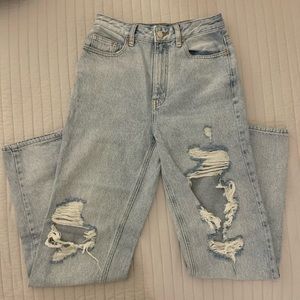 Light Blue 90's Boyfriend Jeans